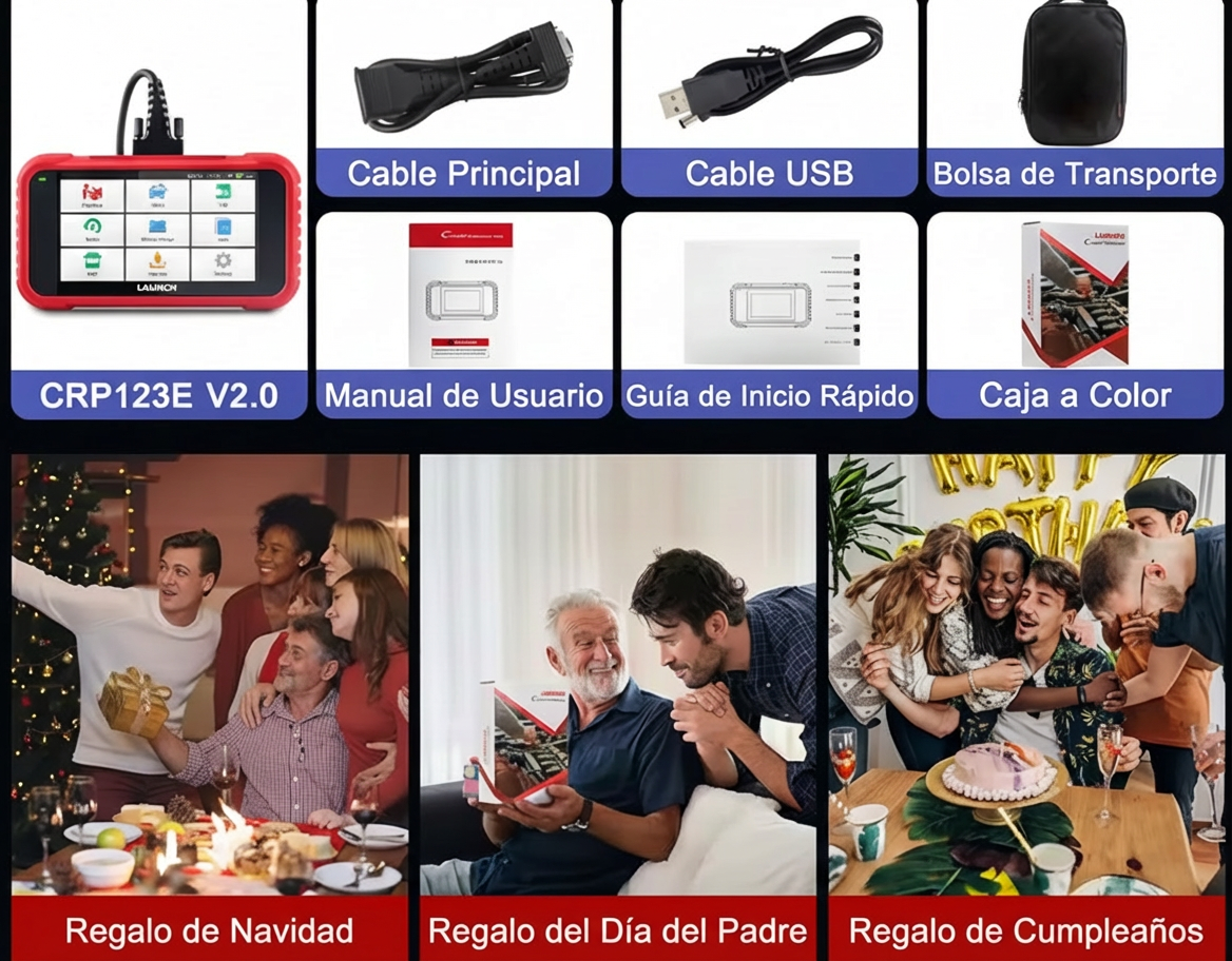 LAUNCH CREADER PROFESIONAL 123ELITE V2.0